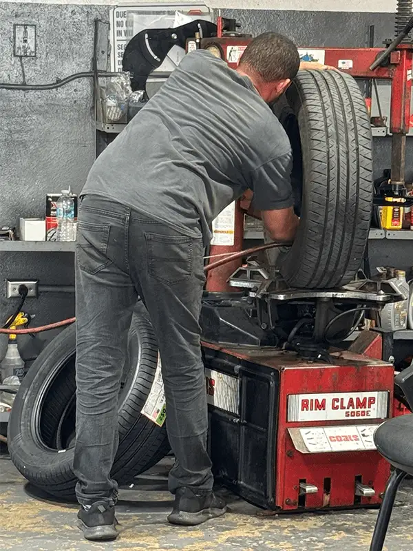 New tire installation service at Tires King Of Miami 2 - Premium Michelin, Goodyear, Bridgestone tires for cars, trucks and SUVs in Miami FL